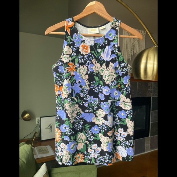 Anthropologie by Meave Black Floral Top Small - Picture 3 of 5